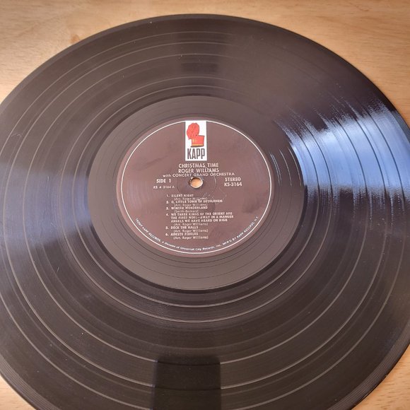ROGER WILLIAMS Christmas Time LP 1959 Kapp KS-3164 Stereo Grand Orchestra LP3 - Picture 4 of 7